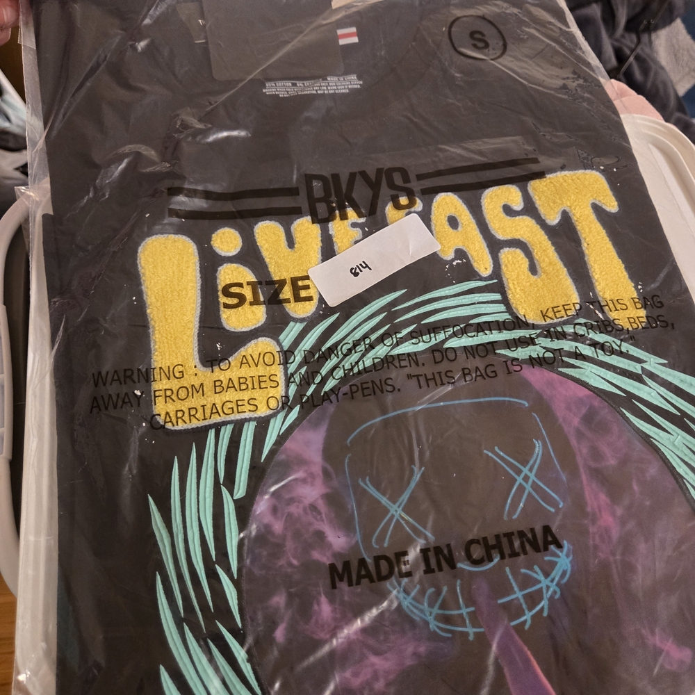 BKYS Live Fast, Die Young Tshirt Size Small